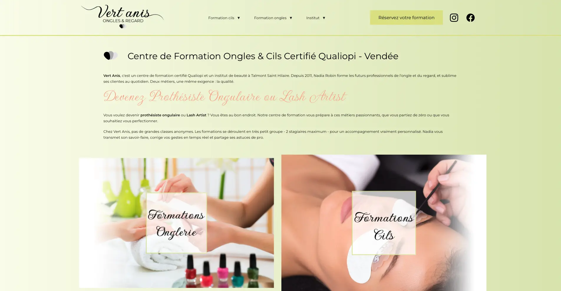 Refonte site web Vertanis - Amélioration UX et performance par Maxime Martin